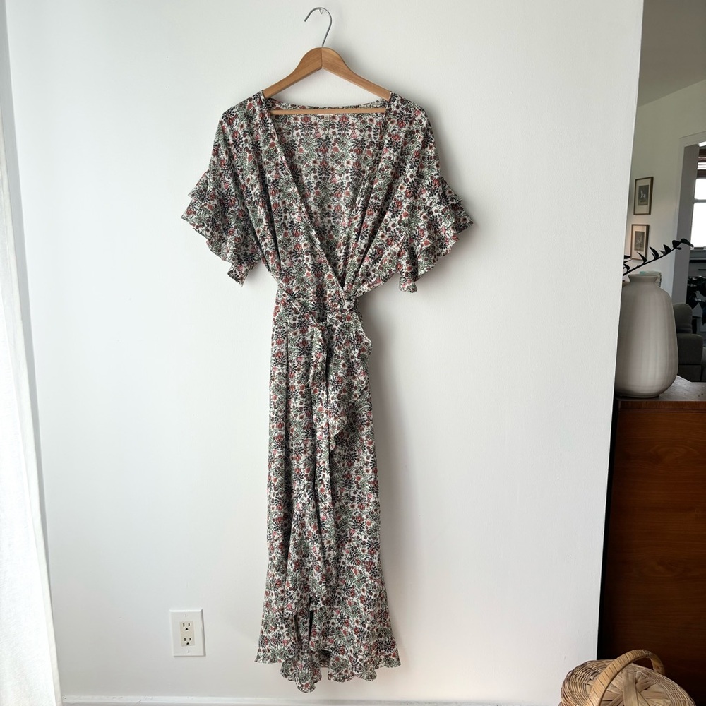 Floral Wrap Dress // Max Studio